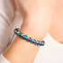 Chromata | Silber x Flieder | Stimmungsstein-Charm-Armband